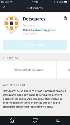 dotsquares alexa mobile app