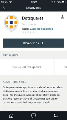 dotsquares alexa mobile app