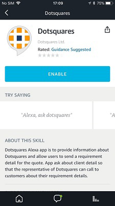 dotsquares alexa mobile app